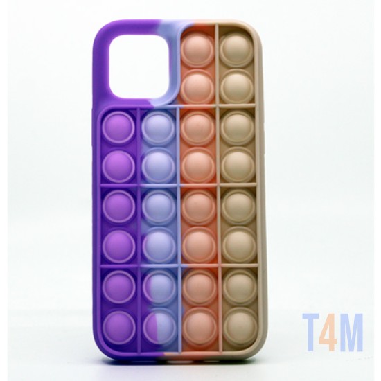 CAPA DE SILICONE POP-IT PARA APPLE IPHONE 12 PRO MAX